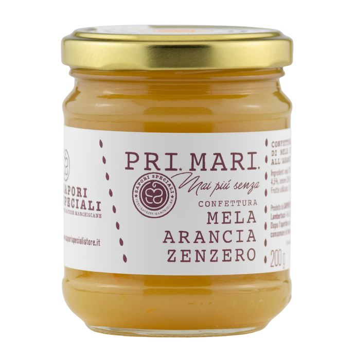 Confettura di Mela, Arancio e Zenzero - 200gr