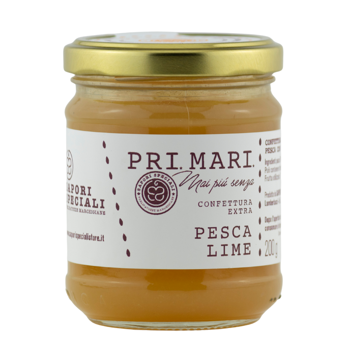 Confettura Extra Pesca e Lime - 200gr