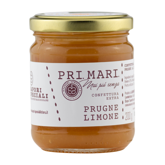 Confettura Extra di Prugne e Limone - 200gr