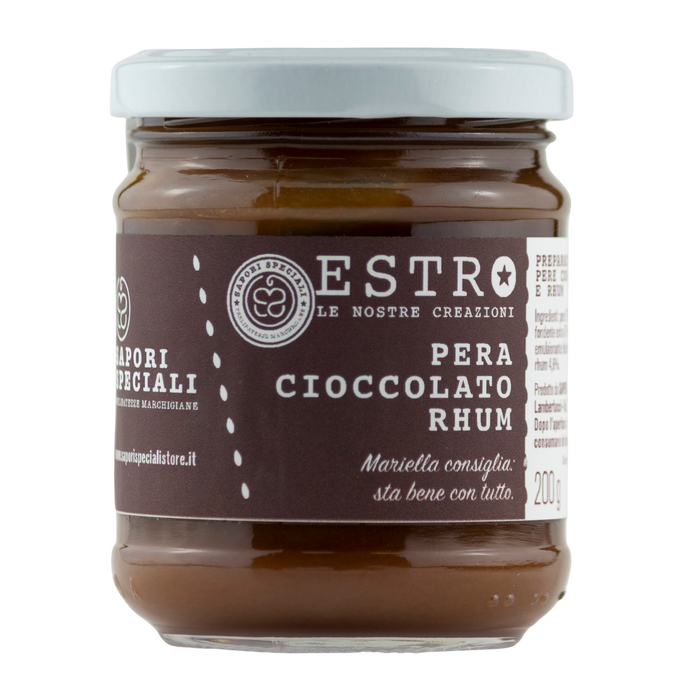 Preparazione di Pera con Cioccolato e Rhum - 200gr
